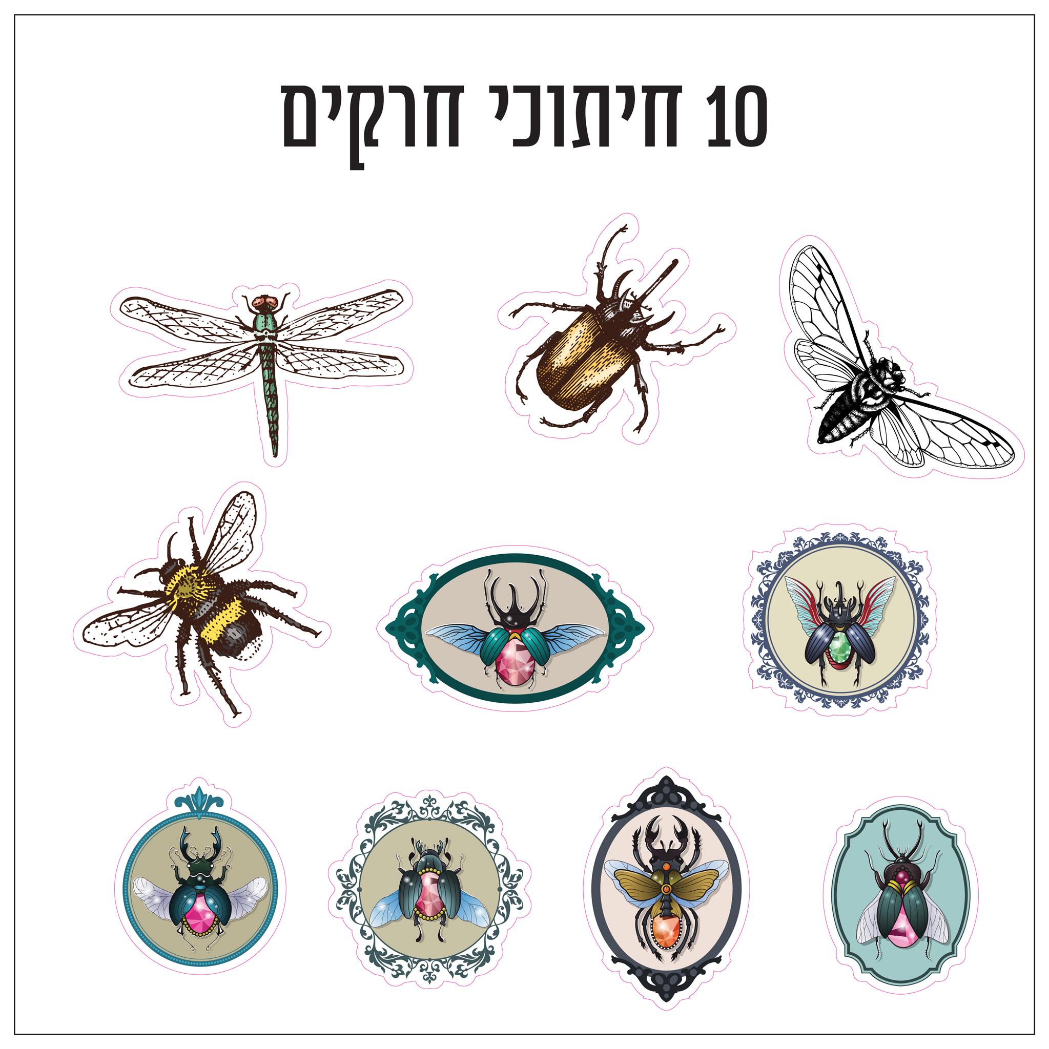 מארז חיתוכי נייר- חרקים